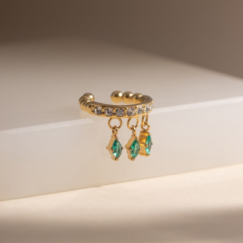 Ear Cuff Rosée Imperiale — vue portée