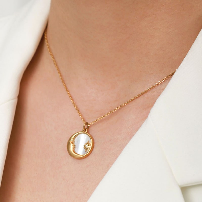 Collier Sélené Au Coeur De Nacre