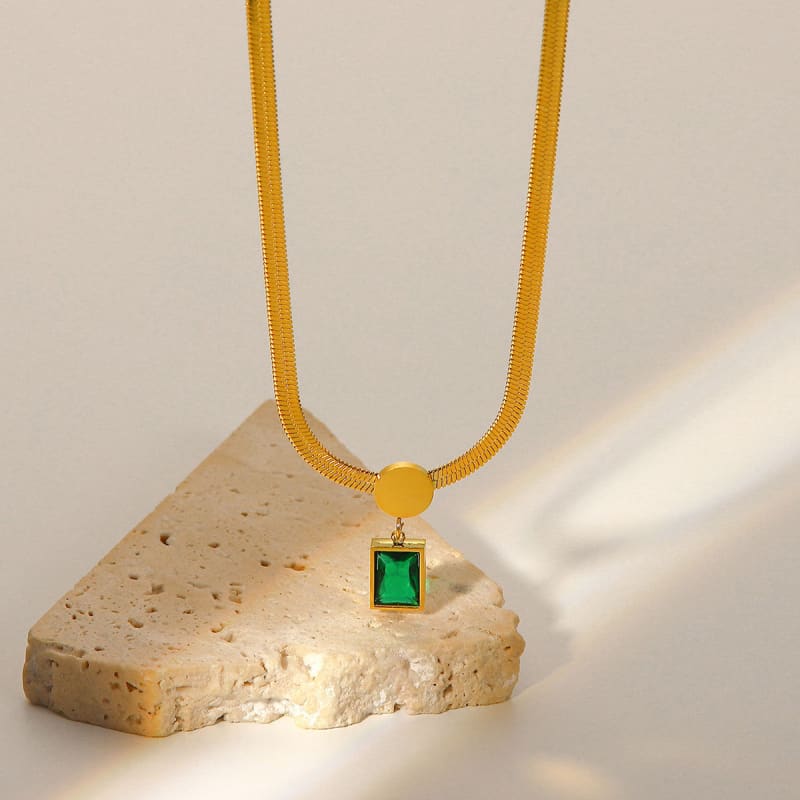 Collier Minuit En Emeraude 3