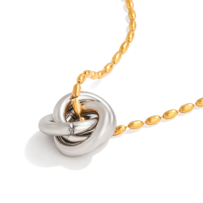 Collier Entrelace D'Infinie 4