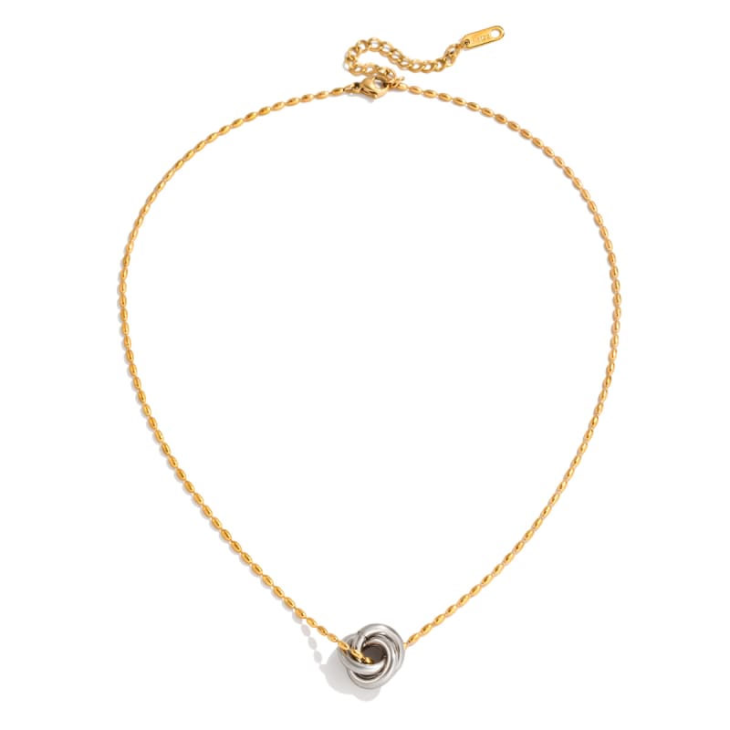 Collier Entrelace D'Infinie 5