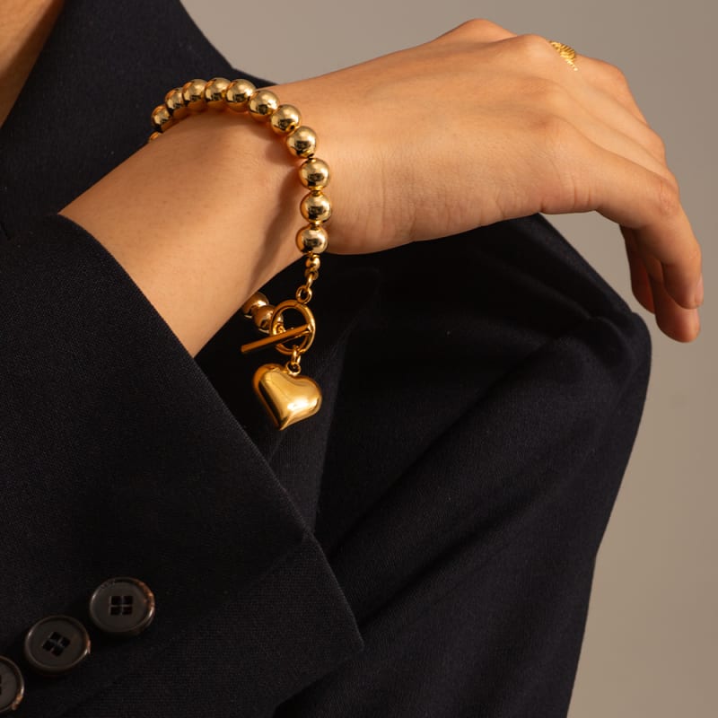 Bracelet Coeur Eternel — vue portée