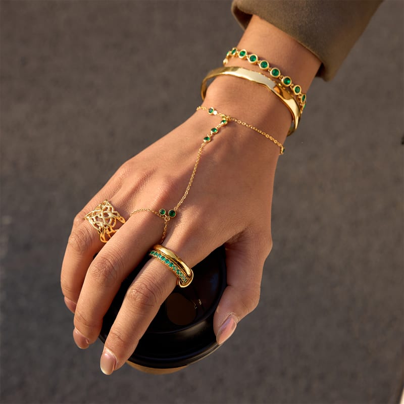 Bracelet Rosée d'Emeraude