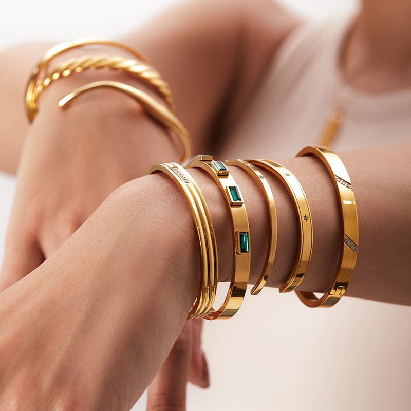 Bracelet Impératrice Emeraude