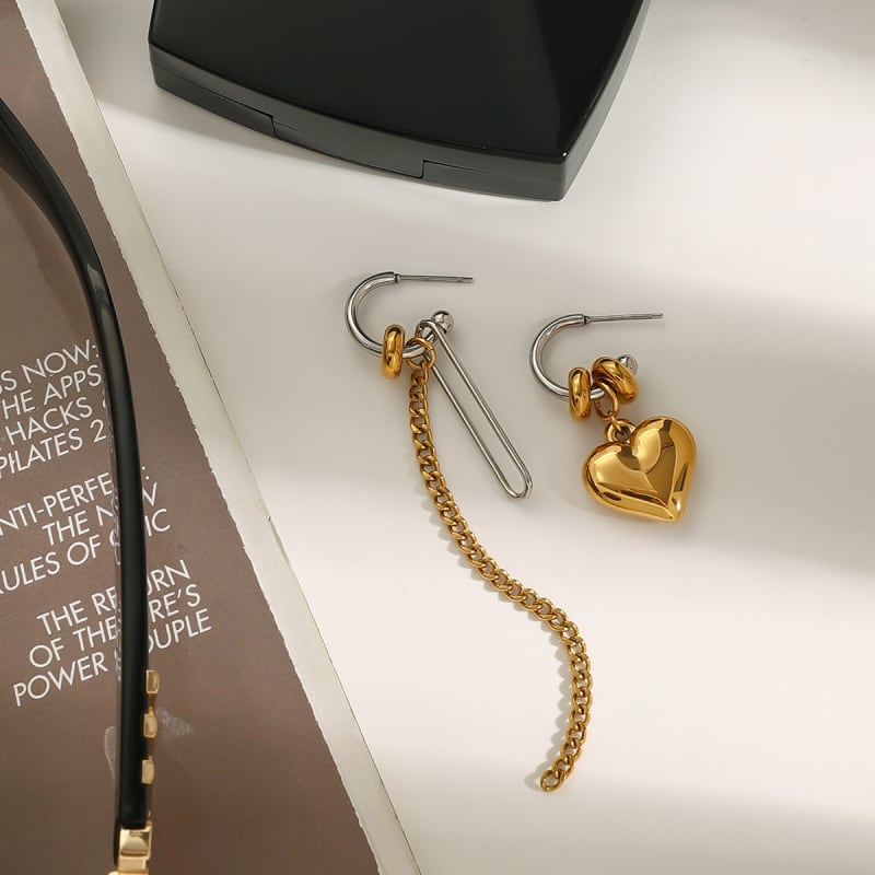 Boucles Chaîne de Coeur