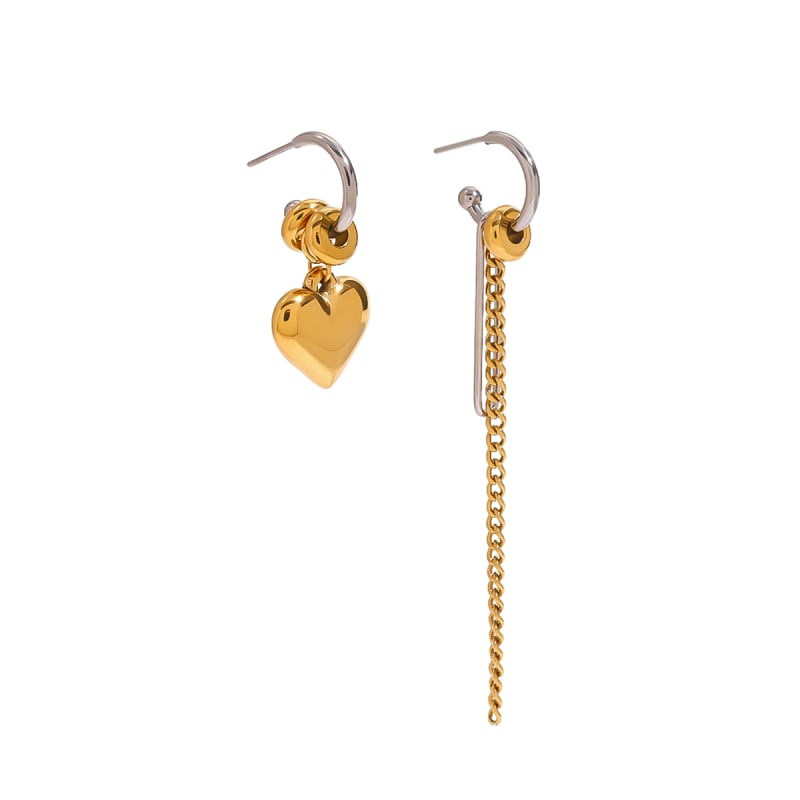 Boucles Chaîne de Coeur 3