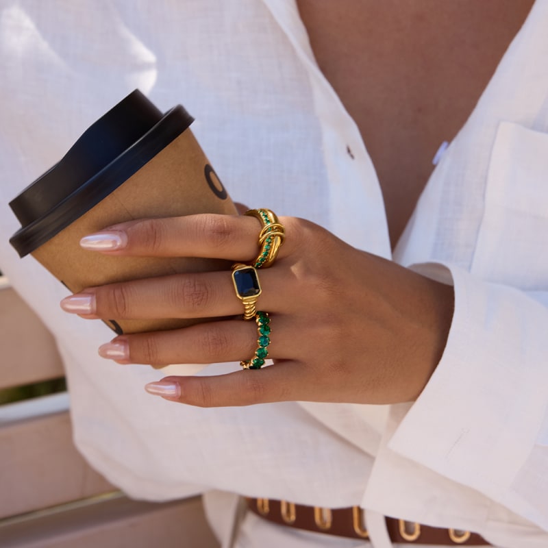 Bague Couronne de Jade 5