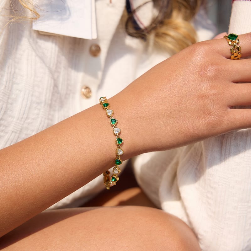 Bracelet Emeraude du Coeur 3