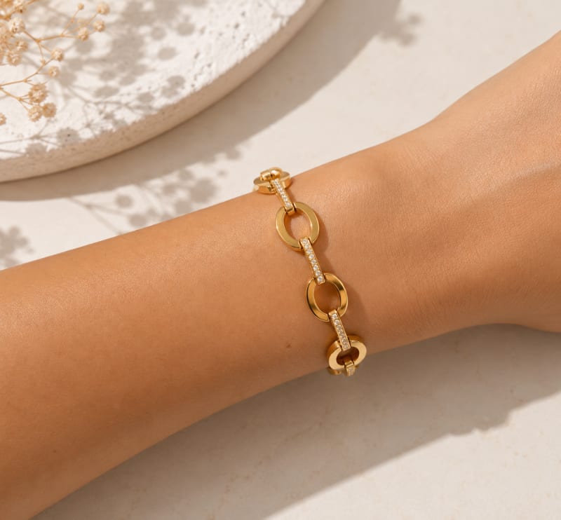 Bracelet Lien du Destin — vue portée