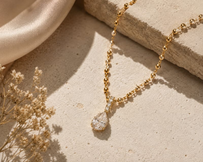 Collier Larme De Pureté — vue portée