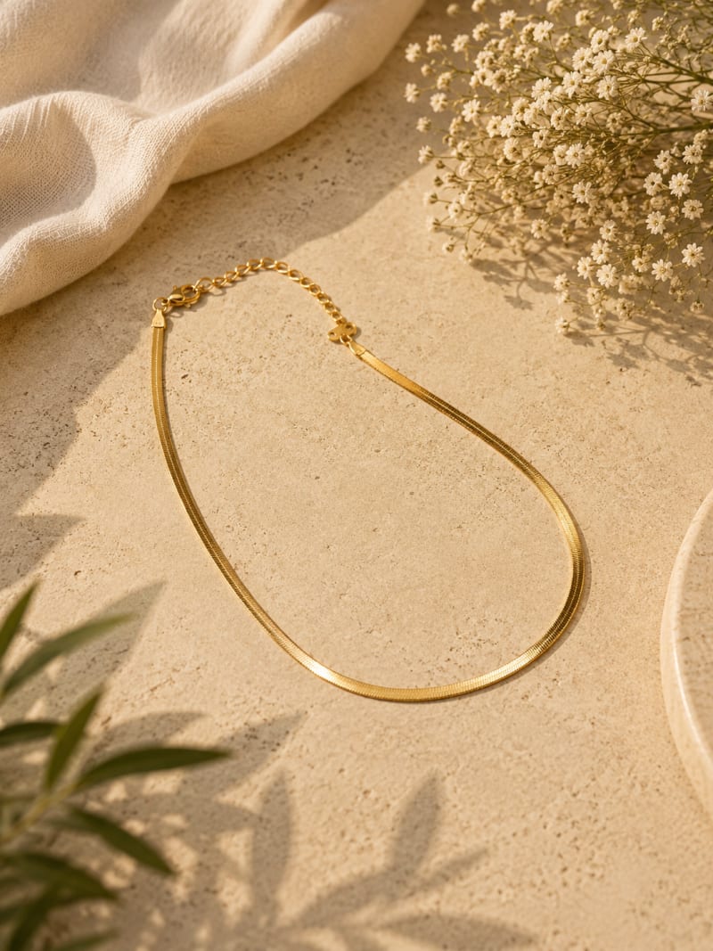 Collier Aura — vue portée