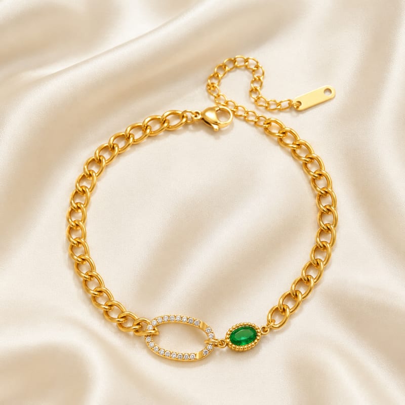 Bracelet L'Oeil d'Emeraude