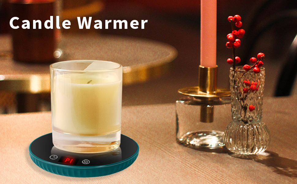 Mug Warmer Coffee Warmer with Timing and Automatic Shut Off to Keep  Temperature Up to 130°F-180°F, for Office/Home to Warm Coffee Tea Milk  Candle