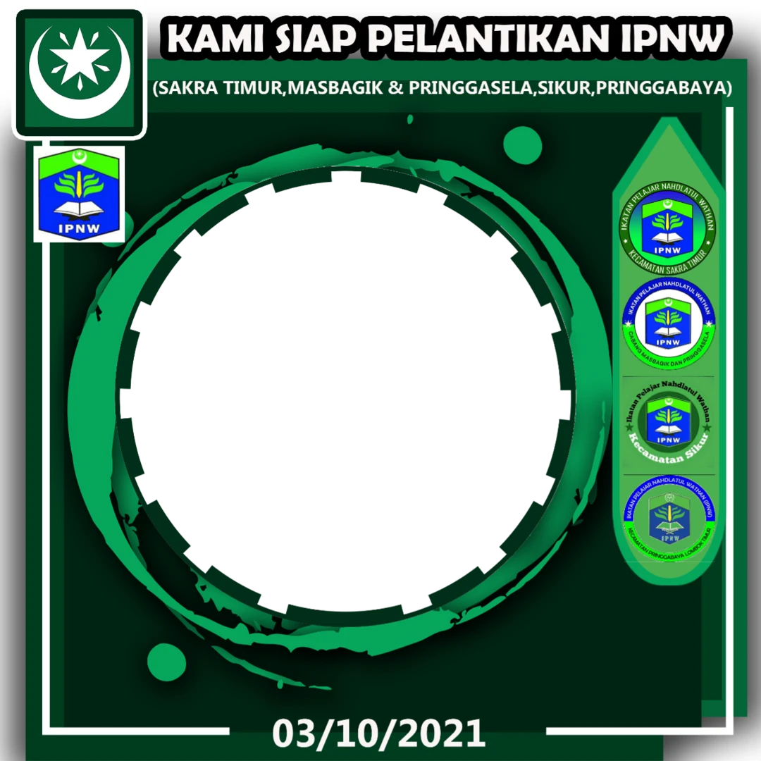 Free Download Twibbon Pelantikan 4 Ipnw Tahun 2021 buatan JUWY_ART
