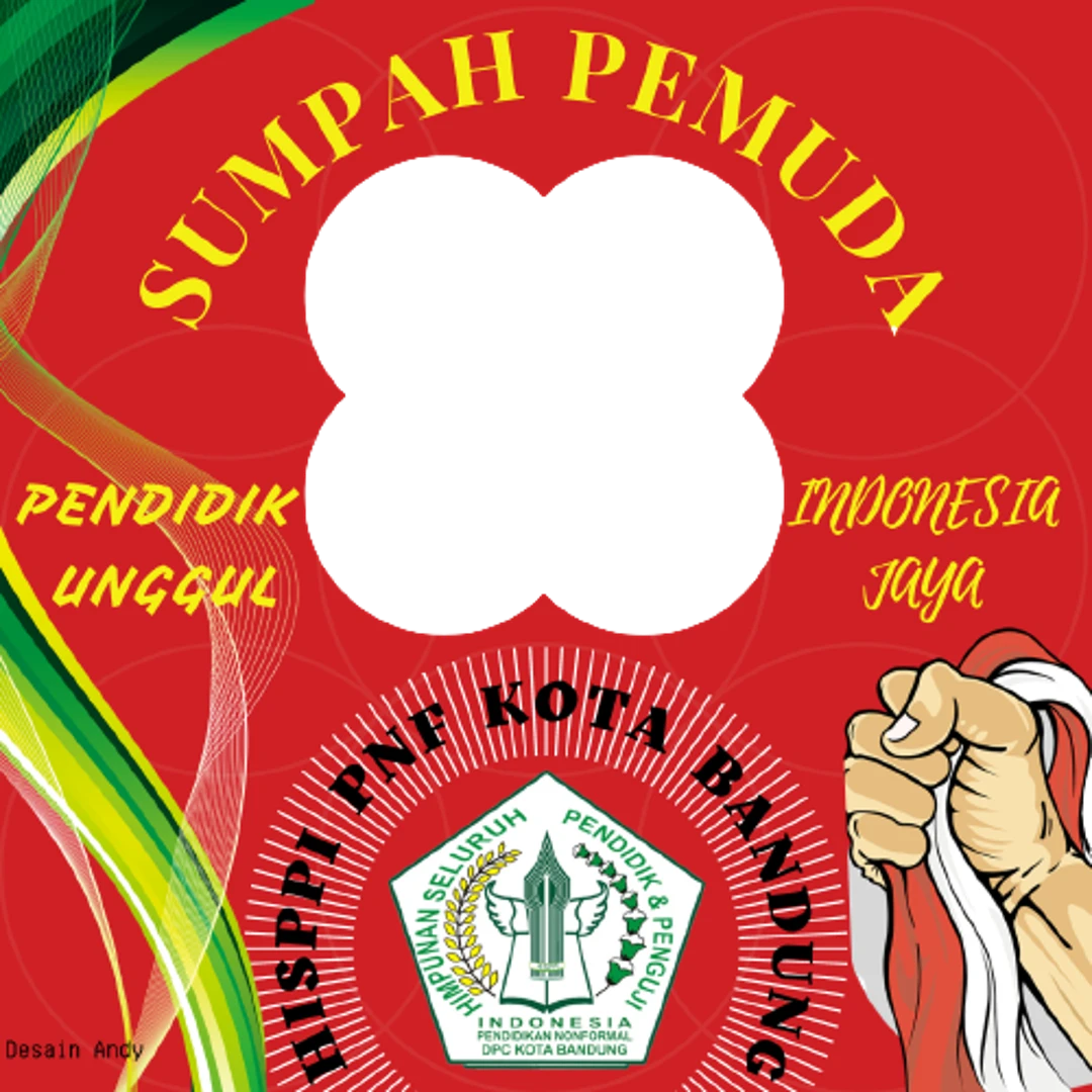 Twibbon HISPPI PNF Hari Sumpah Pemuda Terbaru 2021 buatan HISPPI PNF KOTA BANDUNG