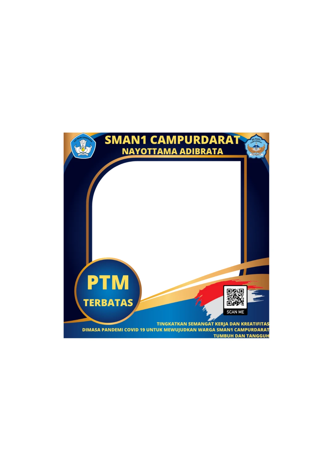 Free Download Twibbon SMAN1 CAMPURDARAT buatan HENDRIANTO HENDRIANTO