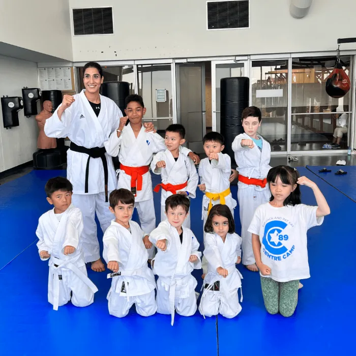 Discover the exciting world of Karate with our program, perfect for kids eager to learn this esteemed martial art. Led by a top instructor, our classes mix traditional Karate and fun activities, keeping children captivated. Karate develops not just self-defense skills but also mind, body, and spirit. Students will improve fitness, focus, and character, gaining self-esteem and respect. Belt testing is held towards the session's end (not included in the fee).