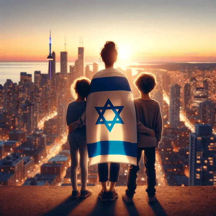 Help Israelis who have fled the war find strength and healing.
Hundreds of families living in Israel have come to Toronto to take refuge. Many Israeli women and children have fled to our community to escape the dangers of war that have encircled their lives.
Your donation will be used to deliver critically needed programs during this challenging time. Programs include community healing gatherings, art therapy, lectures, workshops, and solidarity cultural events.