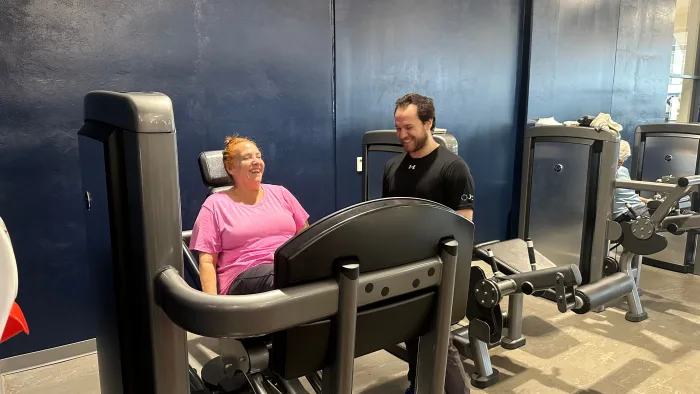 Achieve your health and fitness goals with our customized personal training sessions, available as 1-on-1, partner, or small group training programs.