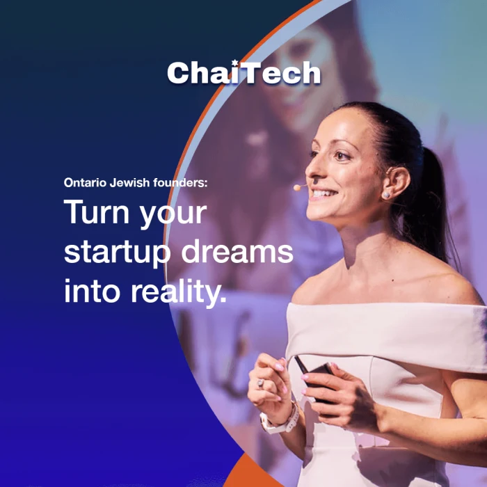 Jewish founders building early-stage tech ventures are invited to join the next ChaiTech Accelerator cohort. Participants receive tailored mental health and resiliency support from #REALTALK’s Cherry Rose Tan, plus a six-month JCC membership and select personal training.
Program highlights include potential 2025 missions to Israel, investor review panels ahead of graduation, and a Showcase Night pitch opportunity in front of over 300 investors and community members. Each founder is eligible for a $4,750 credit toward a Schulich Venture Academy program featuring leaders from Panache, Wealthsimple Foundation, TouchBistro, or Sensibill, and may also pursue a Schulich Mini-MBA, valued at $8,500 (limited spots available).
ChaiTech offers mentorship, community, and investor readiness in a space rooted in Jewish values.