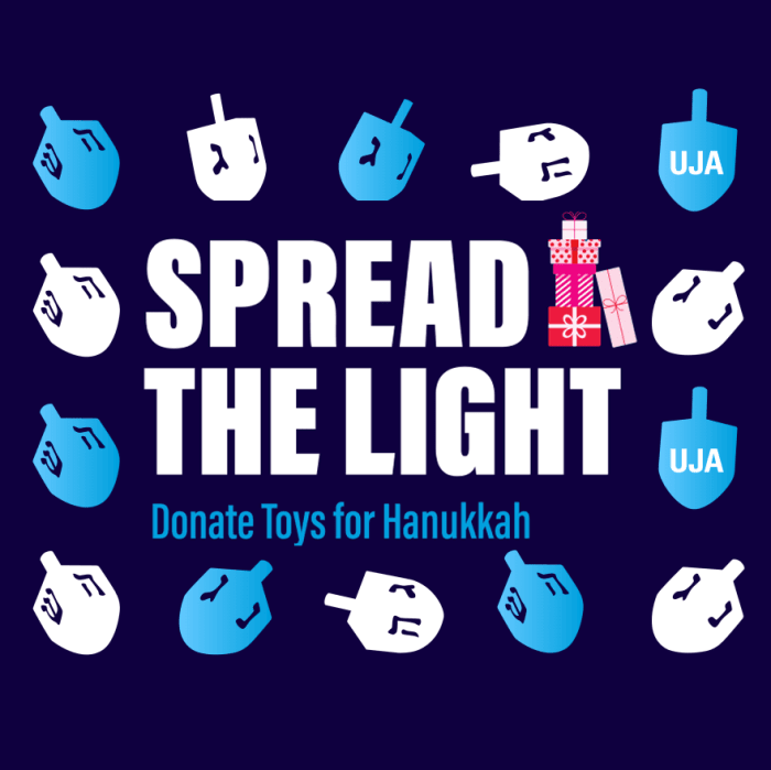 For many families, Hanukkah shines a little dimmer when the basics come before the blessings. From Tuesday, November 18 to Thursday, November 28, we invite you to help brighten the season through Spread the Light, a community toy drive supporting Jewish Family and Child Service’s Drive for Dreidels. Your donation of a new, unwrapped gift offers struggling parents a moment of relief—and children the chance to feel the joy, dignity, and celebration they deserve. Drop-off locations are open daily across the GTA from 9:00 AM to 8:00 PM.