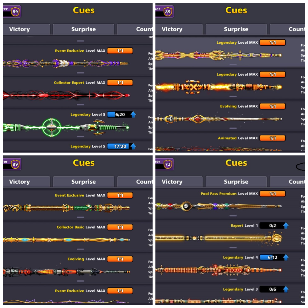 (IOS/Android/Miniclip/Facebook) 8 Ball Pool Account – 3Billion Acc 20 LEGENDARY CUES 15 + CUES MAXED Cash : 2000 Mini/Gmail LOGIN