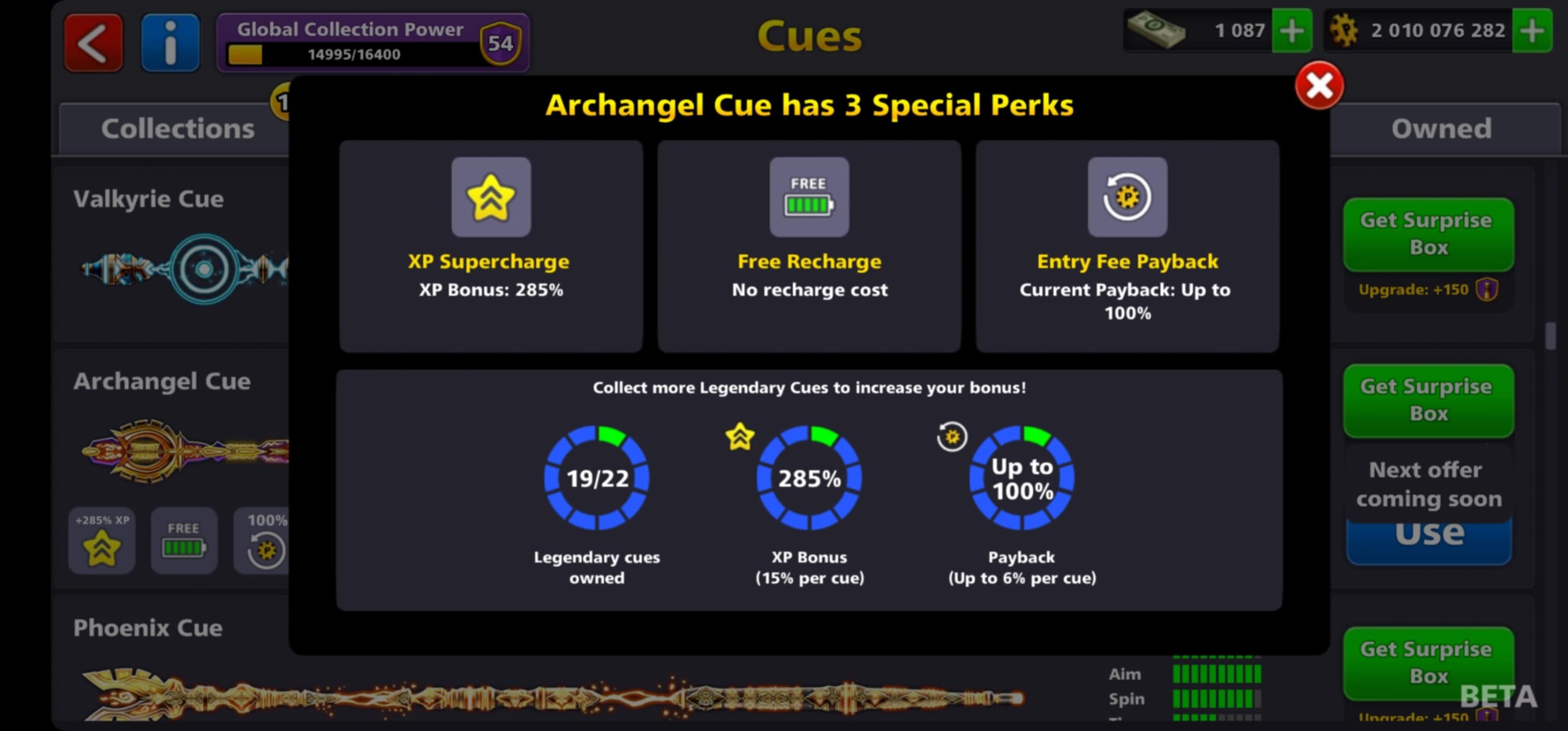 (IOS/Android/Miniclip/Facebook) 8 Ball Pool Account – 2 BILLION+COINS 20/20 LEGENDARY CUES 1000+POOL CASH 420 LEVEL 56 CCP PASSWORD CHANGE POSSIBLE FACEBOOK LINK POSSIBLE PURE LOGIN