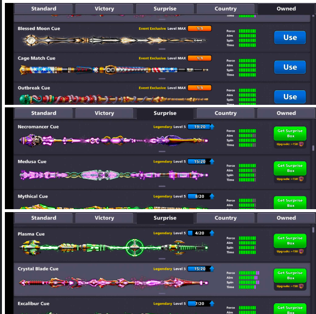 (IOS/Android/Miniclip/Facebook) 8 Ball Pool Account – 2 BILLION+COINS 5 LIMITED EDITION RINGS 72 CCP 3 EVENT CUES MAX 20/20 LEGENDARY CUES 1.2K CASH VIP EMERALD FACEBOOK LINK POSSIBLE MINICLIP LOGIN