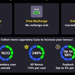 (IOS/Android/Miniclip/Facebook) 8 Ball Pool Account – 1.5B – 1.5 Billion Coin 13 Legendary Cues 200+ level 100 Cash