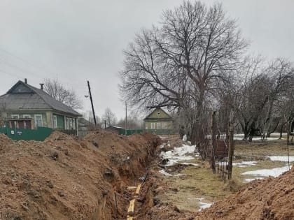 В Лихославльском муниципальном округе продолжаются работы по газификации населенных пунктов