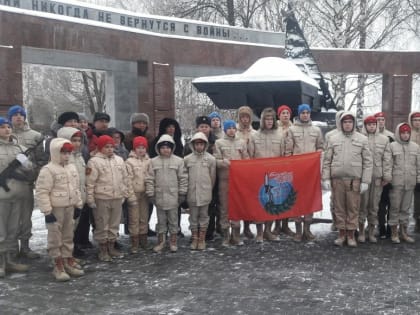 Юнармейцы отряда при ВУЦ ТвГТУ почтили память погибших в Чечне