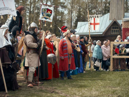 На фестивале средневековой истории и культуры в Торжке представили былину о  блж. Константине Новоторжском