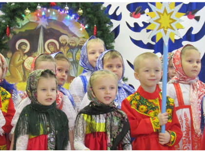 Участие кимрского детсада №5 в «Рождественской сказке»