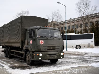 Тверская область направила на СВО гуманитарный груз для передвижного мобильного госпиталя