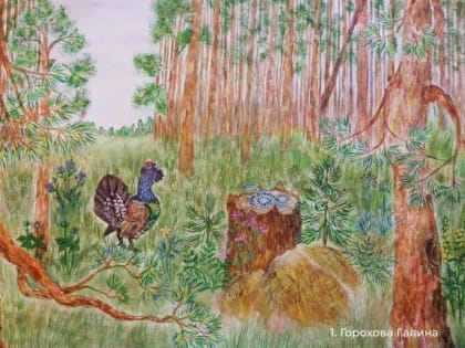 Воспитанница Детского центра при Оршине монастыре стала победителем конкурса рисунков в защиту природы