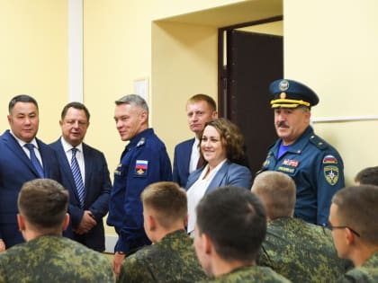 В Твери Игорь Руденя осмотрел военный учебный центр при ТвГТУ