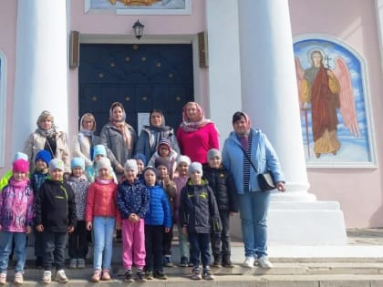 На Светлой седмице гостями храмов стали дошкольники