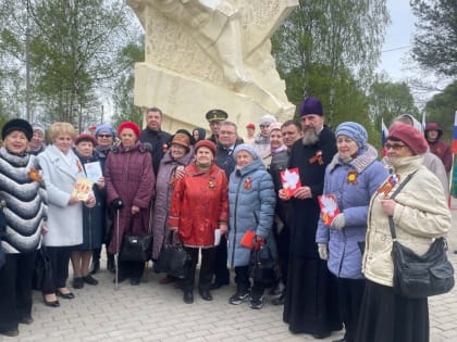 Благочинный Конаковского церковного округа выступил на  митинге в честь героев Победы