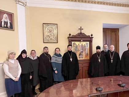 В Епархиальном управлении прошло заседание Коллегии помощников благочинных по религиозному образованию и катехизации