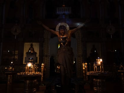 Последование Святых и спасительных Страданий совершено в Воскресенском кафедральном соборе Твери