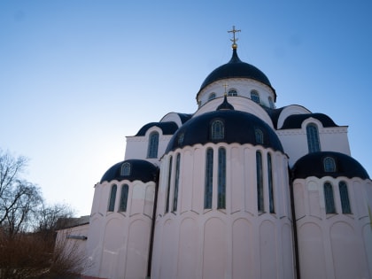 Торжественное ежегодное акафистное пение Божией Матери совершено в Воскресенском соборе Твери