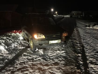 В ДТП под Максатихой пострадала пожилая женщина