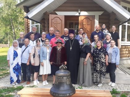 В Бежецком районе освятили новый колокол