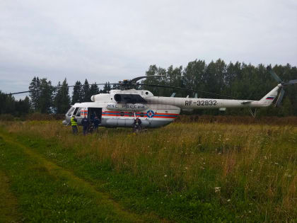Вертолетом санавиации доставлены два пациента из Бежецка