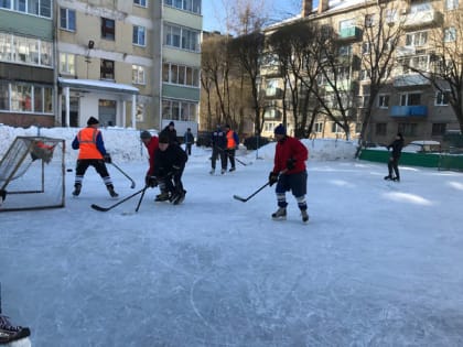 Турнир по хоккею среди молодёжных дворовых команд