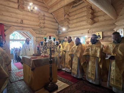 Глава Тверской митрополии посетил место детского отдыха дневного пребывания на берегу Волги