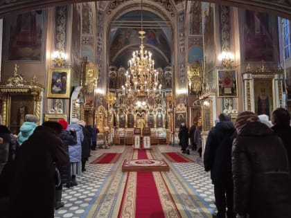 За всенощным бдением накануне Недели о блудном сыне началось пение 136 псалма «На реках Вавилонских»