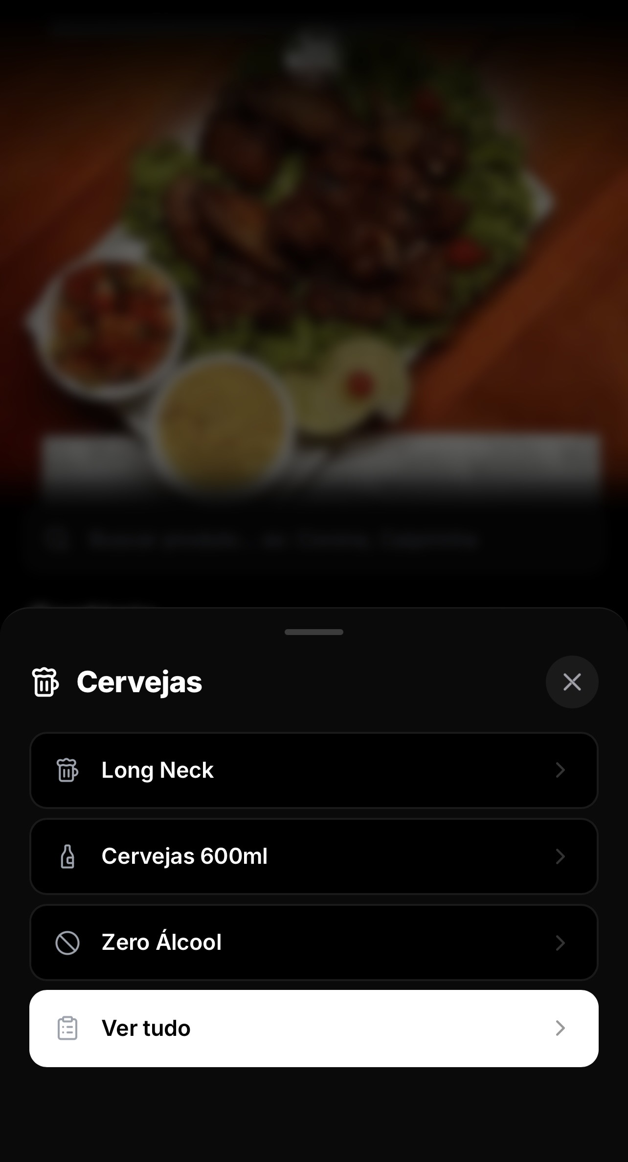 Cardápio Mobile