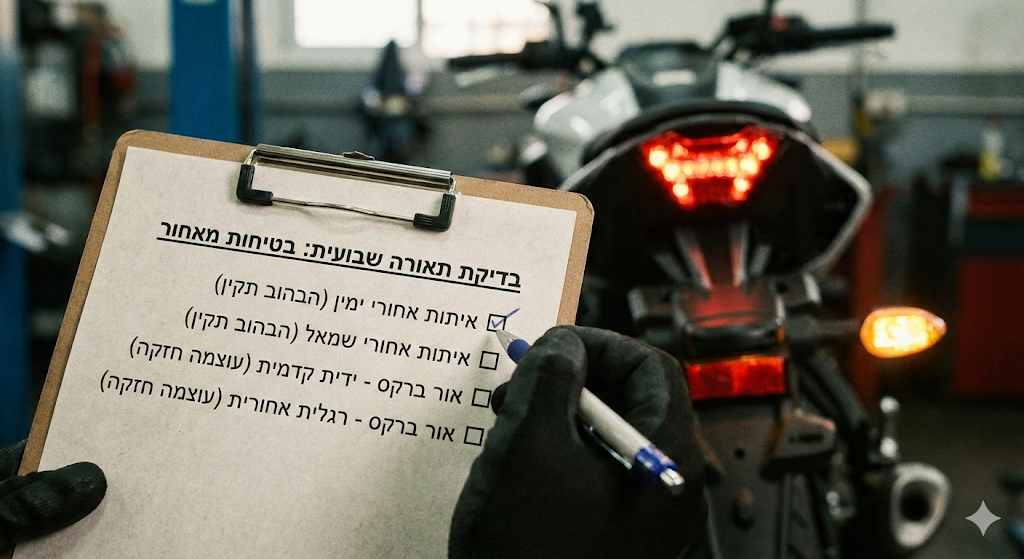 מדריך תחזוקה: הבדיקות שישמרו על האופנוע שלכם