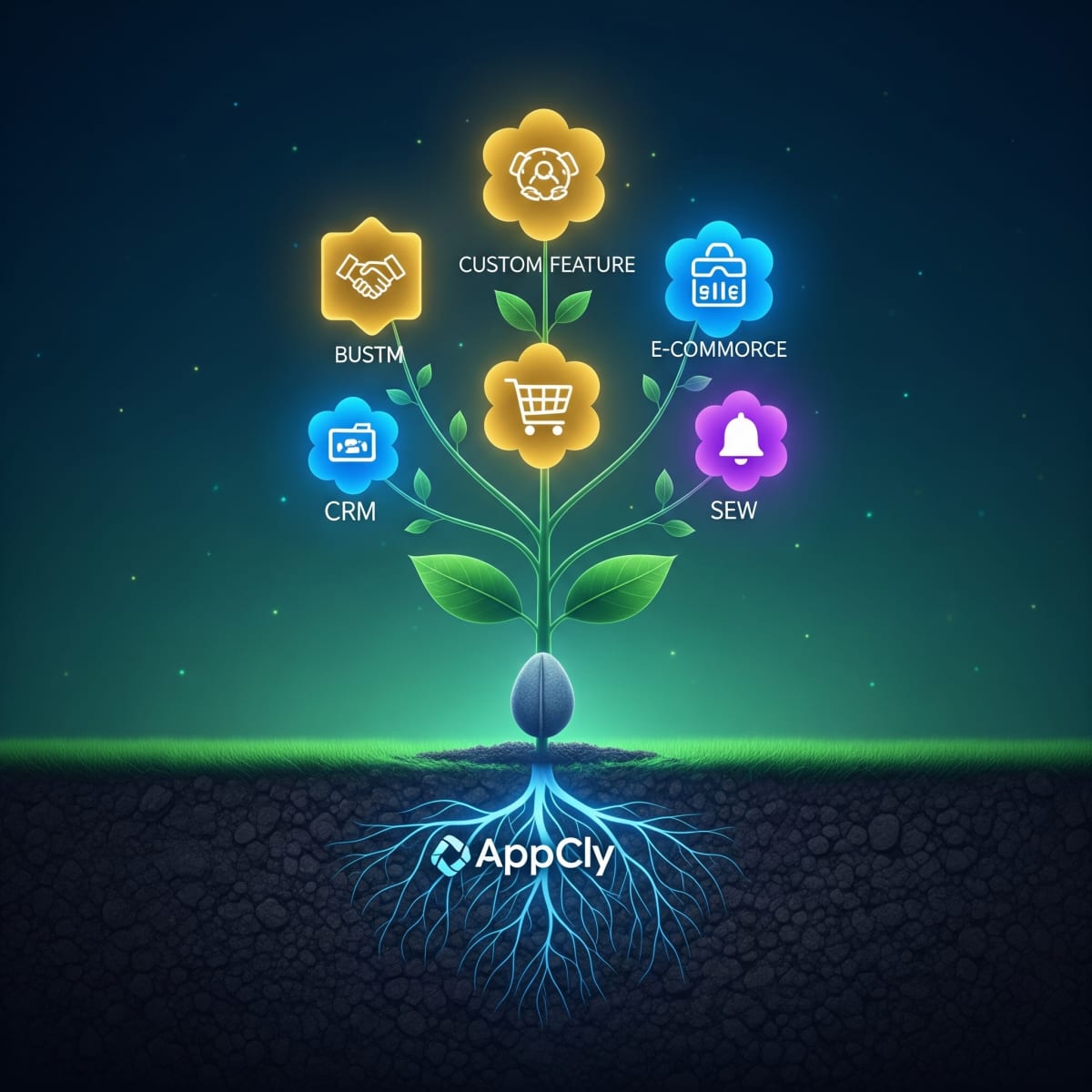 SEO illustration for Austin-area businesses